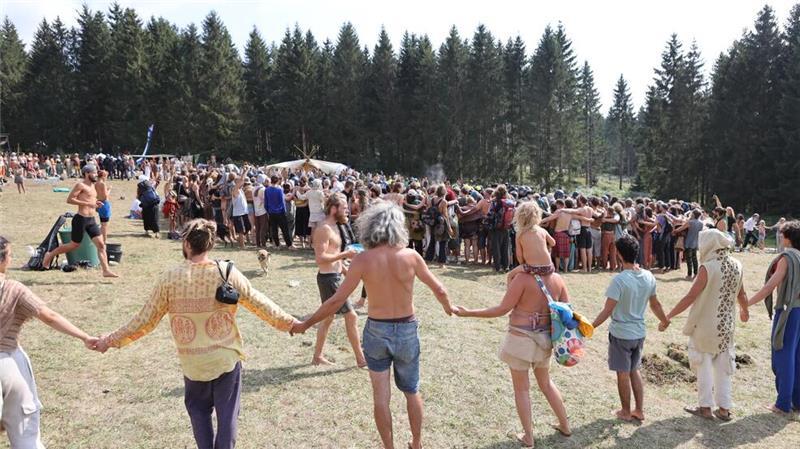 Zeitweise zelteten mehr als 1.500 Menschen im Harz. (Archivbild)