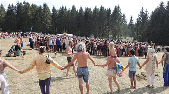 Zeitweise zelteten mehr als 1.500 Menschen im Harz. (Archivbild)