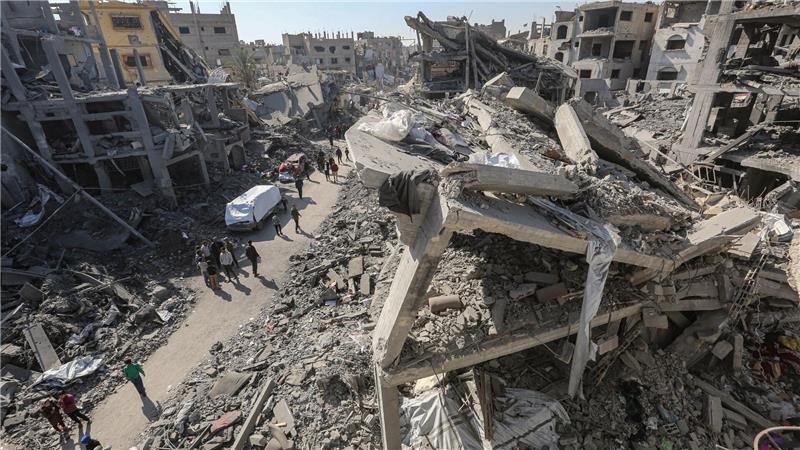 Zerstörte Gebäude in Gaza-Stadt. (Archivbild)