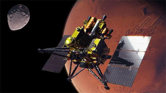 Ziel der japanischen Raumsonde „MMX“ ist der Marsmond Phobos. (Archivbild) 