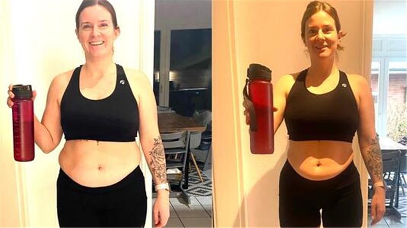 „Fühlte mich nicht mehr wohl“: Apenserin wird mit Diät zur Influencerin Zu Beginn der Ernährungsumstellung (links) wog Melanie Cohrs 79,8 Kilo. In sechs Wochen nahm sie acht Kilo ab (rechts).