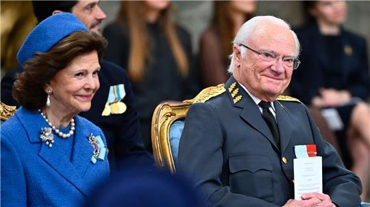 Zu Ehren von Carl Gustaf gab es einen Gottesdienst in der Schlosskirche. 