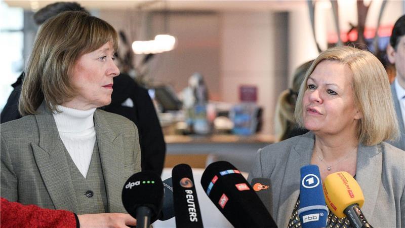 Faeser vor dritter Tarifrunde: „Bin guter Hoffnung“ Zu einem fairen Ergebnis für alle Seiten gehört laut der Innenministerin, „dass man mit einem Angebot auf die Arbeitnehmerseite zugeht“.