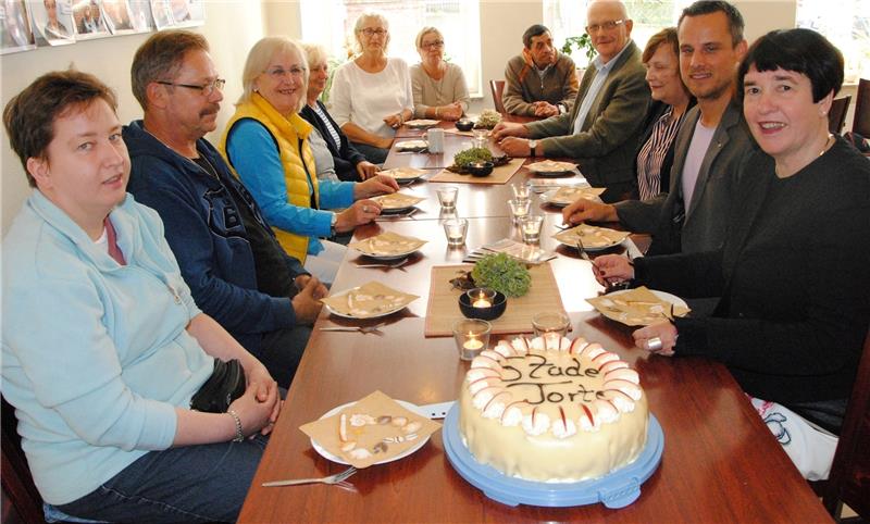 Zu erwerben ist die Stader Torte im Café im Goebenhaus. Foto: Stief