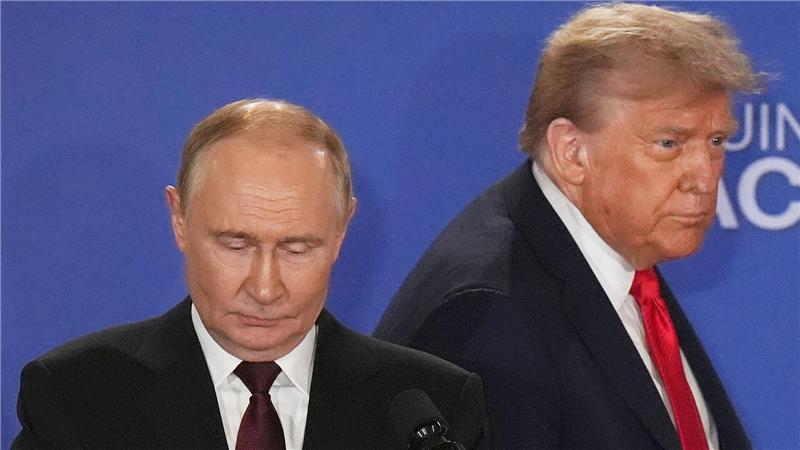 USA und EU verschärfen Russland-Sanktionen Zuletzt trafen sich Trump und Putin im US-Bundesstaat Alaska. (Archivbild)