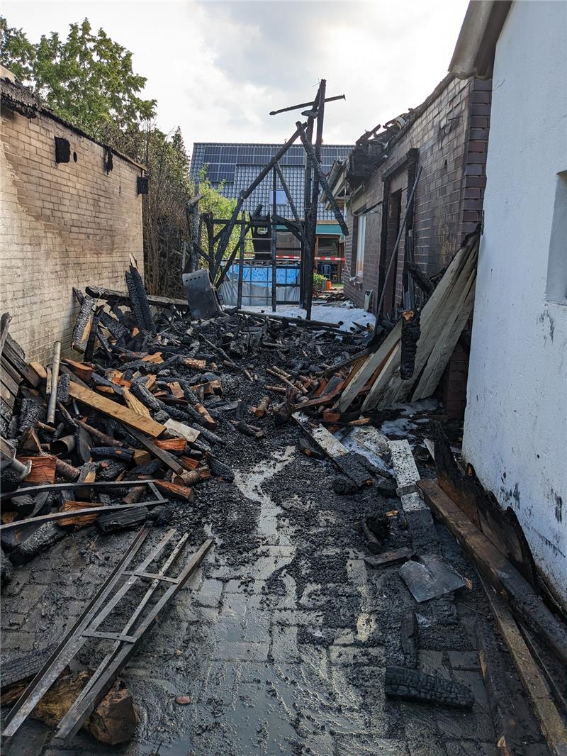 Zur Höhe des Schadens macht die Feuerwehr keine Angaben. Foto: Kreisfeuerwehr Rotenburg