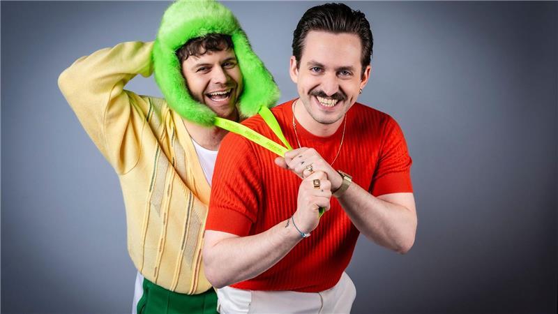 Zusammen mit David „Miirtek“ Starosciak (l.) will der aus Salzgitter stammende Marti Fischer (r.) Deutschland beim Eurovision Song Contest vertreten.