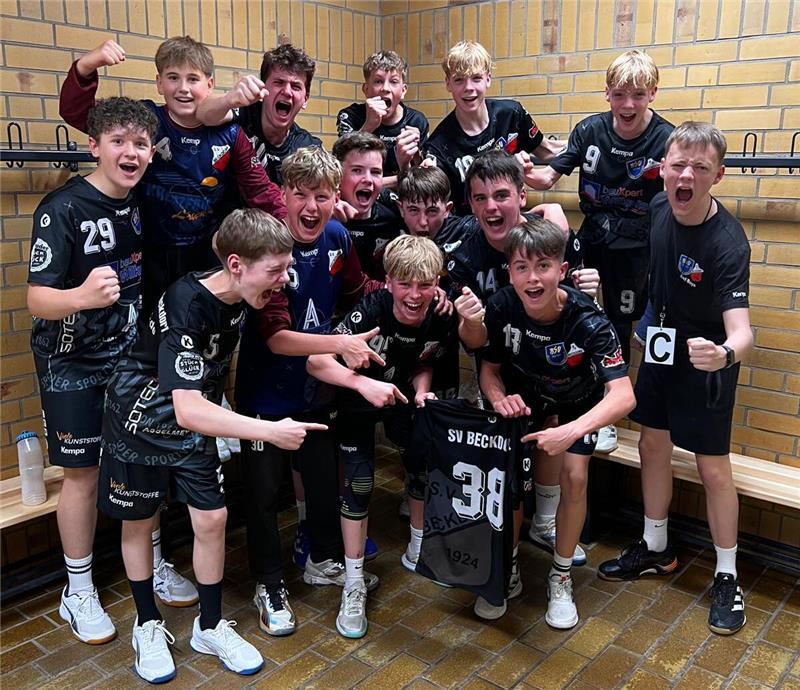 Mannschaftsfoto der mJSG Buxtehude/Beckdorf C-Jugend 1.