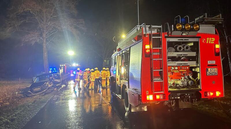 Zwei Autos sind in Stadermoor kollidiert, vier Menschen wurde bei dem Unfall verletzt.