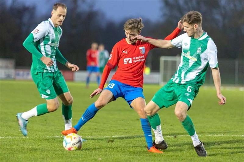 Zwei Elfmeter sorgten dafür, dass D/A das Spiel gegen Werder drehen konnte.