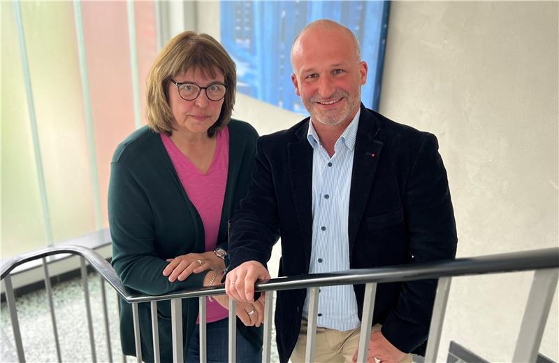 Zwei Spitzenkräfte der Stader SPD: Sigrid Koppelmann und Bürgermeister-Kandidat Kai Koeser.
