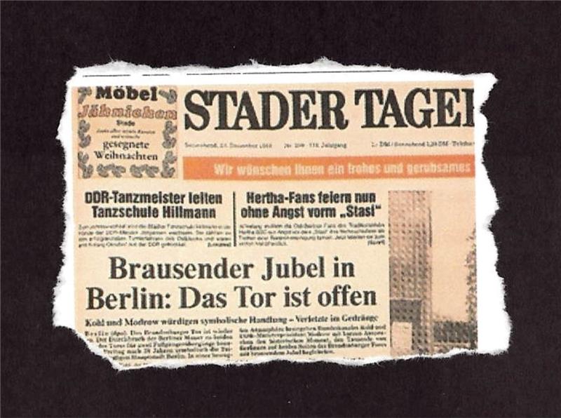 Zwei Tage vor Heiligabend 1989 ging in Berlin das Brandenburger Tor auf.