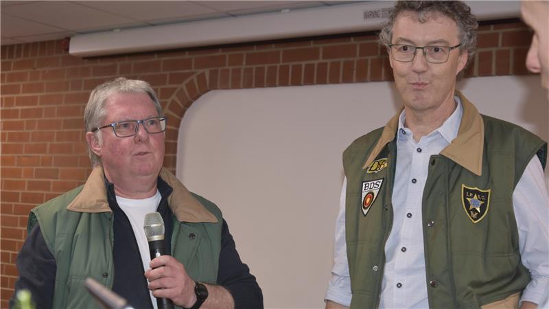 Zwei der Besten vom SF Hollern-Twielenfleth: Ingo Beckmann und Andreas Raht.