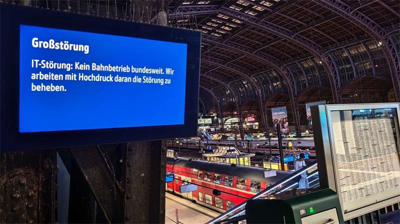 Zwischen Neugraben und Horneburg verkehrten keine S-Bahnen der Linie S5, auch in Hamburg ging nichts mehr.
