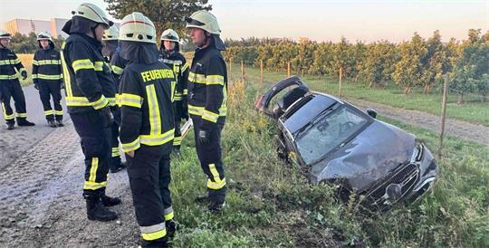 Zwischen Neukloster und Apensen ist am Freitagmorgen ein Autofahrer von der Straße abgekommen.