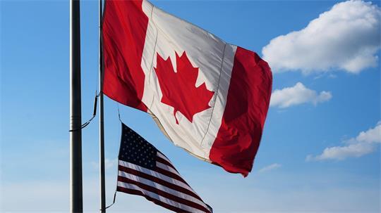 Zwischen den einst befreundeten Nachbarstaaten Kanada und USA eskaliert der Zollstreit (Archivbild)