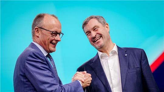 Zwischen diese beiden passt beim CDU-Parteitag kein Blatt.