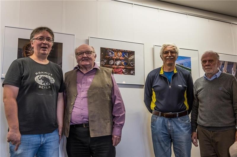 von links: Martin Loddoch, Wolfgang Hahl, Dr. Karl-Heinz Winkler, Wolfgang Gölzer
